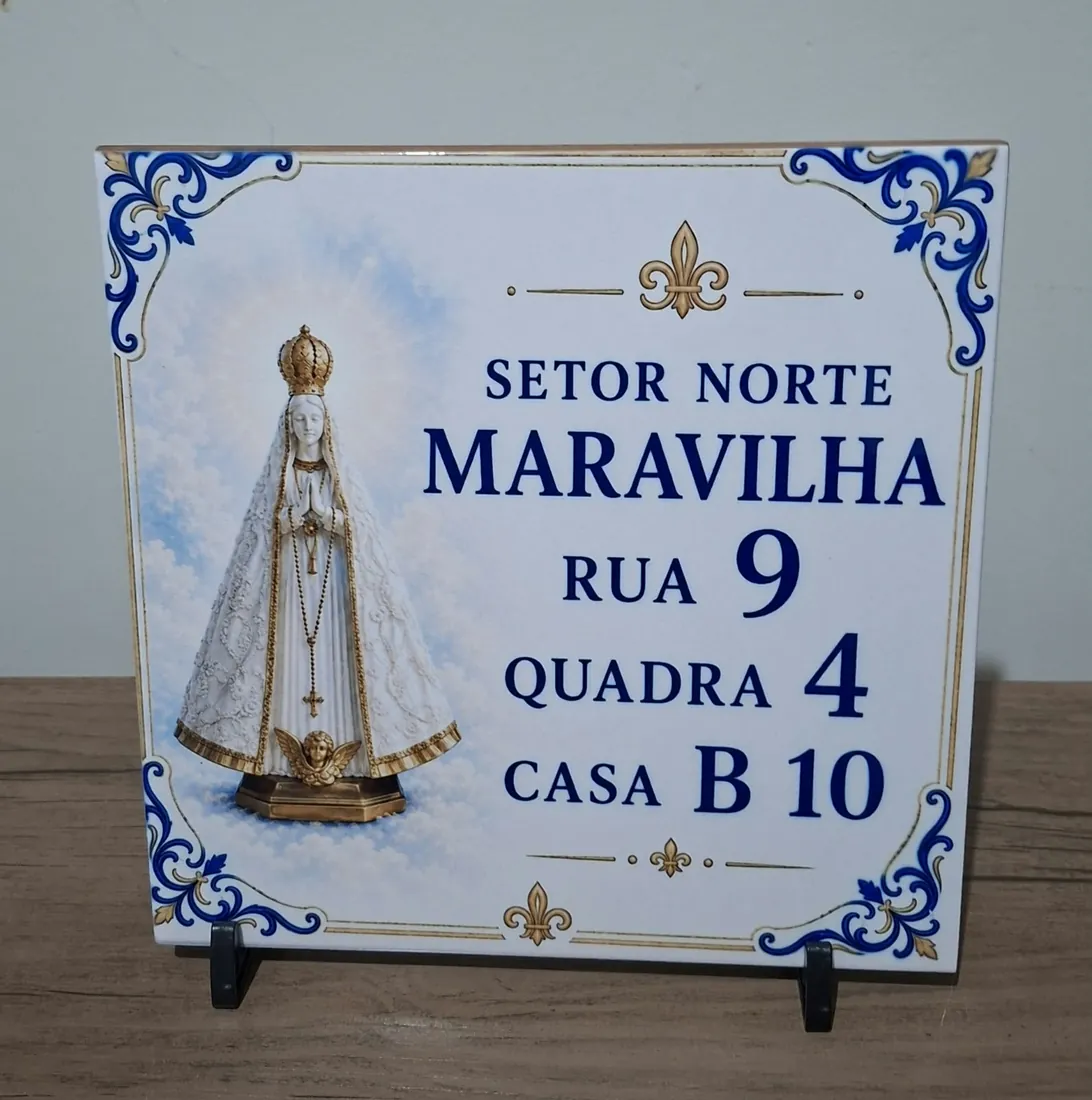 Placas e azulejos personalizados — NM Personalização, Recanto das Emas